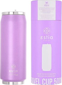 Ποτήρι Θερμός 500ml Estia Save The Aegean Lavender Purple 01-8581