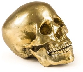 Διακοσμητικό Diesel-Human Skull Gold Seletti Aluminium