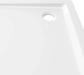 vidaXL Βάση Ντουζιέρας Τετράγωνη Λευκή 80 x 80 εκ. από ABS