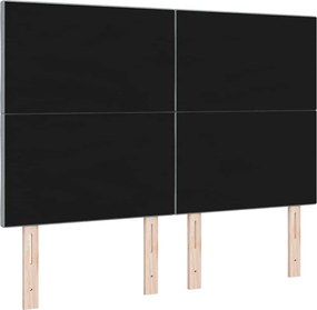 vidaXL Κεφαλάρι Ανοιχτό γκρι 160 cm ύφασμα