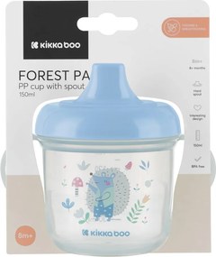 Ποτήρι Εκπαιδευτικό 150ml Kikka Boo Forest Party Blue