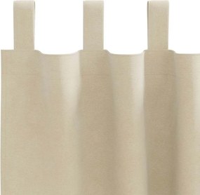 vidaXL Κουρτίνες συσκότισης 2 pcs Κρεμ 140 x 140 cm Βελούδο