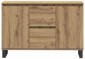 vidaXL Μπουφές Δρυς τεχνίτης 101,5 x 35 x 70 εκ. από Επεξεργασμένο Ξύλο