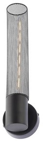 Απλίκα Τοίχου Aca Alcatraz OD601W39BK Black