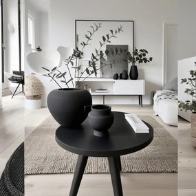 Stewehome μεγάλο μποέμ βάζο από κεραμική Μαύρο