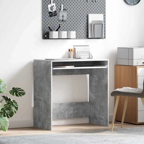 vidaXL Γραφείο Σκυρόδεμα Γκρι 77,5 x 43 x 79 cm Επεξεργασμένο Ξύλο