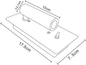 Σποτ Μονόφωτο LED Χωνευτό Aca Inyoka 151BMB Black