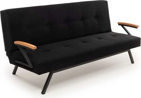 3-Seat Sofa-Bed Zven - Black Black