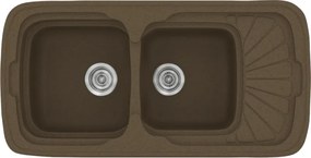 Sanitec Classic 304 (96×51) - Γρανιτένιος νεροχύτης - Granite Rust