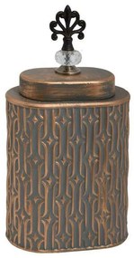 Βάζο Κεραμικό 373-221-703 20x12x39cm Bronze Ceramic