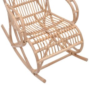 Καρέκλα - Κουνιστή πολυθρόνα Cormeny rattan pe σε φυσική απόχρωση 108x71x103εκ 71x108x103 εκ.