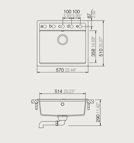 Νεροχύτης Schock Manhattan Cristalite 30060-Ekrou
