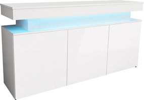 Μπουφές Glossa 160 με LED-Leuko