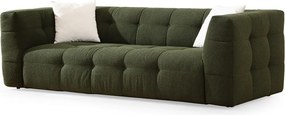 Τριθέσιος Καναπές Πράσινο CADY 235x100x72