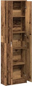 vidaXL Ντουλάπι Παλιό Ξύλο 55 x 25 x 189 εκ. Επεξεργασμένο ξύλο