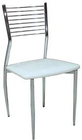 Καρέκλα EVITA Κρεμ PU 44x43x85cm