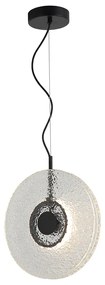 Φωτιστικό Οροφής Μονόφωτο LED Zambelis 23075 Clear Glass