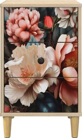 vidaXL Κομοδίνο BORNE 2 τμχ. Sonoma Δρυς 36 x 33 x 60 εκ