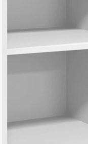 vidaXL Συρταριέρα Λευκή 50x41x93 εκ. από Επεξεργασμένο Ξύλο