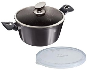 Berlinger Haus Κατσαρόλα 24cm με γυάλινο καπάκι Carbon Ediiton BH-6893