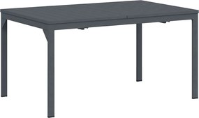 vidaXL Σέτ φαγητού για κήπο 9 pcs Ανθρακί Ατσάλι