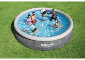 Φουσκωτή Πισίνα Bestway Γκρι 9677 L 457 x 84 cm