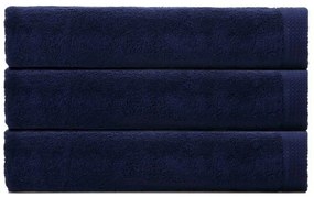 Πετσέτα 02.107.05 Blue Cryspo Trio Σώματος 90x150cm 100% Βαμβάκι