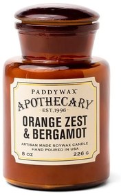 Κερί Σόγιας Αρωματικό Apothecary Orange Zest And Bergamot 226gr Paddywax Κερί Σόγιας