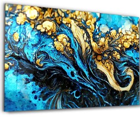Πίνακας Γυάλινος 672BRS5612 110x70cm Multi Wallity Οριζόντιοι Glass
