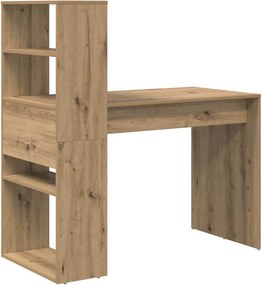 vidaXL Γραφείο Artisan Oak 113 x 54 x 120 εκ. Επεξεργασμένο ξύλο