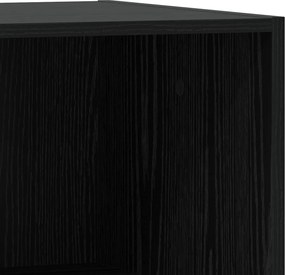 vidaXL Ντουλάπι Μαύρη δρυς 77 x 48 x 102 cm Επεξεργασμένο Ξύλο