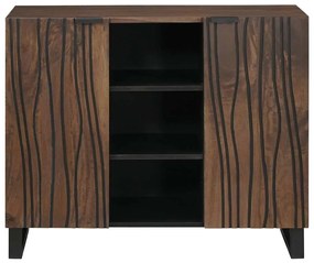 vidaXL Πλαϊνό Γραφείο Καφέ 90 x 33 x 75 εκ Μασίφ ξύλο μάνγκο
