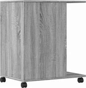 vidaXL Βάση Εκτυπωτή με Ρόδες Γκρι Sonoma 60x40x68,5 εκ.