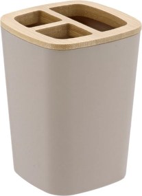 Ποτηροθήκη Μπάνιου (7.5x7.5x10.5) T-D Rubber Beige 63110161