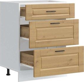 vidaXL ντουλάπι βάσης κουζίνας Porto Δρυς τεχνίτης κατασκευασμένο ξύλο