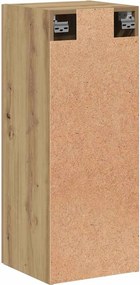 vidaXL Ντουλάπι Τοίχου Αρτισιανή Δρυς 34,5x34x90 εκ. από Επεξεργ. Ξύλο