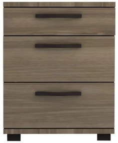 Κομοδίνο - Συρταριέρα γραφείου Roco Megapap χρώμα καρυδί 40x39x57εκ.