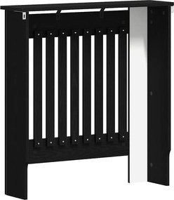 vidaXL Καπάκι Καλοριφέρ Μαύρη Δρυς 78 x 19 x 81,5 cm