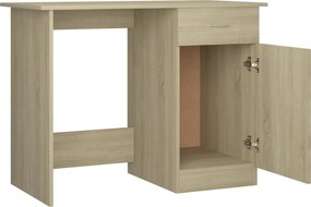 vidaXL Γραφείο Χρώμα Sonoma Δρυς 100 x 50 x 76 εκ. από Επεξ. Ξύλο