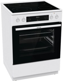 Gorenje GECS6C70WPA Κουζίνα 71lt με Κεραμικές Εστίες Π60εκ. Λευκή (034063501) 4 χρόνια εγγύηση