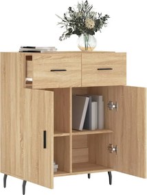 vidaXL Ντουλάπι Sonoma Δρυς 69,5 x 34 x 90 εκ. από Επεξεργασμένο Ξύλο