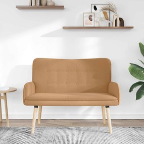 vidaXL Καναπές 2 ατόμων Μπεζ 115 x 61 x 87 εκ. Μπουκλέ