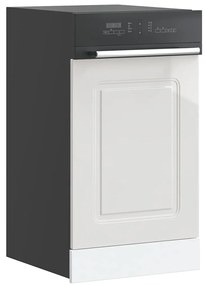 vidaXL Πίνακας πλυντηρίου πιάτων "Kalmar" High Gloss White 45x1,5x67cm