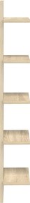 vidaXL Ράφι Τοίχου 2 τμχ. Sonoma Δρυς 22 x 15 x 100 εκ