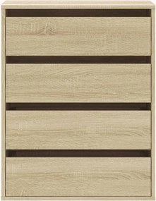 vidaXL Συρταριέρα Sonoma Δρυς 60x41x76 εκ. από Επεξεργ. Ξύλο