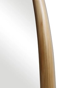 Καθρέπτης οβάλ Marly pakoworld mdf σε φυσική απόχρωση 50.5x4x127εκ (1 τεμάχια)