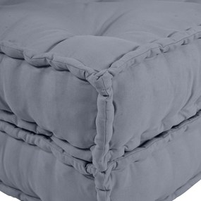 vidaXL Μοντέρνο Σκαμπό Γκρι 70x70x36 Ύφασμα
