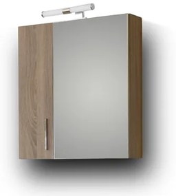 Σετ Έπιπλο Μπάνιου SIENA SONOMA DARK 65 9SSI065SD0W Πάγκο 61x34x83cm