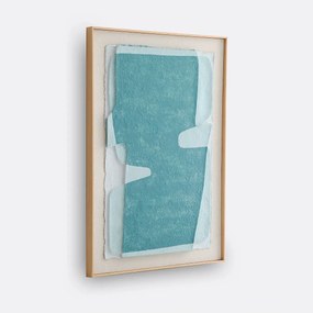 Χειροποίητος πίνακας από ανάγλυφο ριζόχαρτο, CALDERA