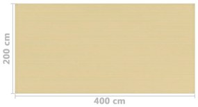 Χαλί Σκηνής Μπεζ 200 x 400 εκ.